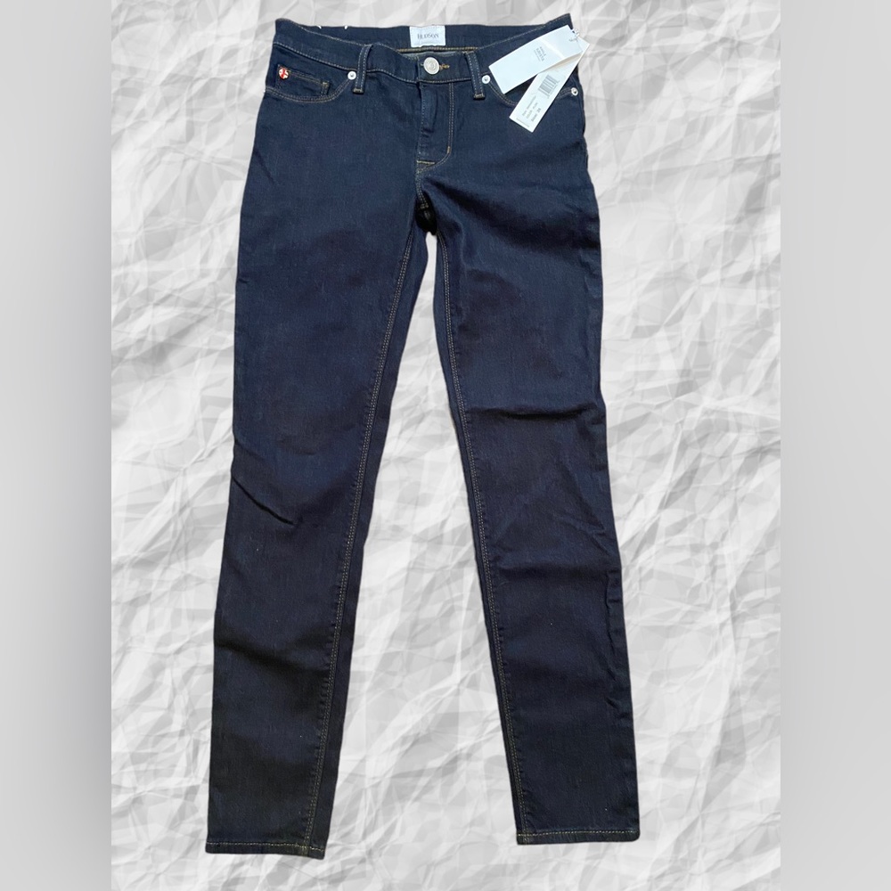 HUDSON Women’s Dark Wash Krista Super Skinny Jean Size 26
